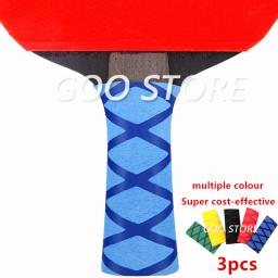 Conjunto de raquetes de tênis de mesa, fita termorretrátil com cabo, acessórios para ping pong, 3 peças - Image 1