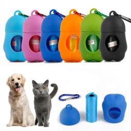 Sacola coletora de dejetos para cachorro, saco de lixo portátil para coletar fezes de gato, limpeza para passeio ao ar livre com animais de estimação - Image 2