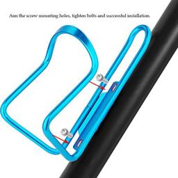 Suporte de garrafa de água para bicicleta, suporte de liga de alumínio para bicicleta, ciclismo, copo de água para beber, acessórios para ciclismo, 1 peça - Image 5
