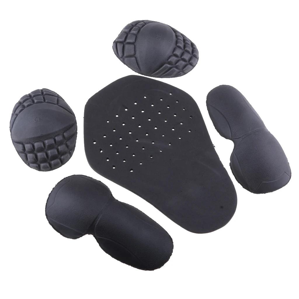 Motocicleta ombro e cotovelo Protection Pads, Back Protector Set, Patinação, equitação, Racing Guard, Acessórios da motocicleta, 5 pcs, 10pcs - Image 1