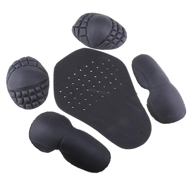 Conjunto de Protetores de Ombro, Cotovelo e Costa para Motociclistas - Equipamento de Segurança para Patinação, Equitação e Corridas - Disponível em 5 ou 10 Peças