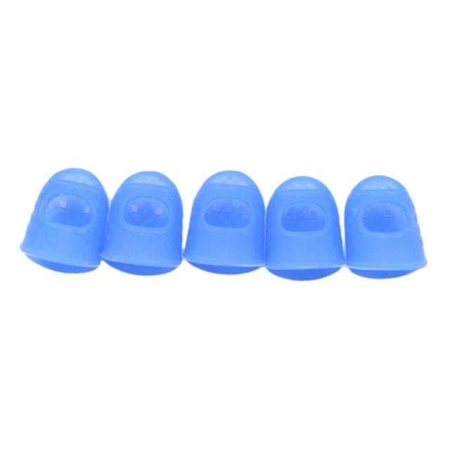 Dedais de Silicone Multifuncionais e Respiráveis para Artesanato DIY - Conjunto com 5 Peças para Proteger seus Dedos durante a Costura