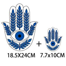 Ferro em remendos mão de fatima mandala flores listras thermo adesivos em roupas transferência de calor adesivo fusível remendo personalizado - Image 4