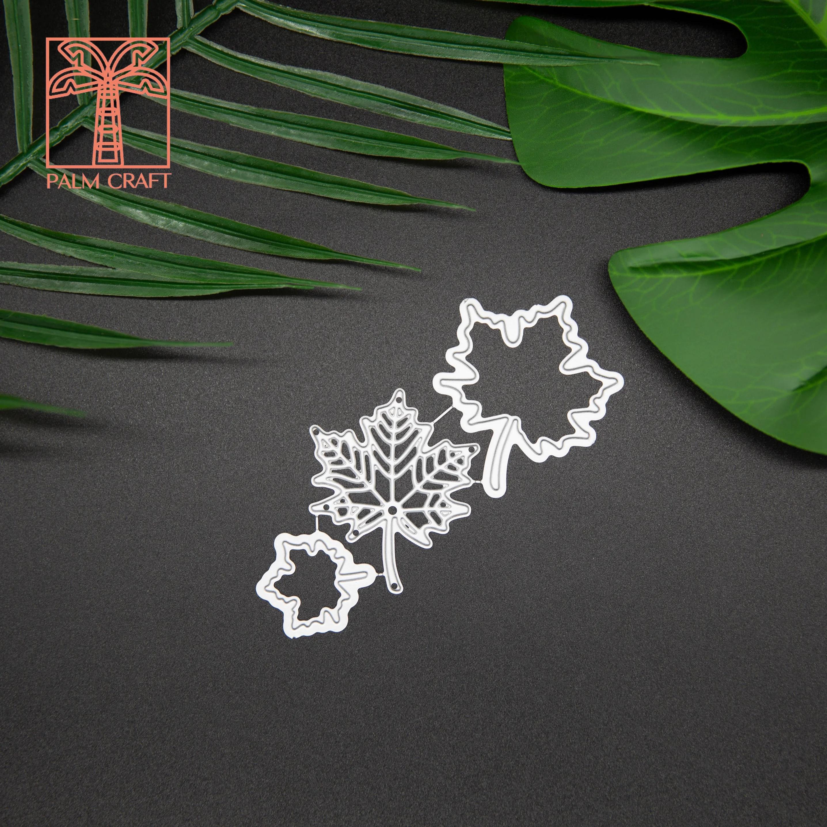 Molde de metal de folha de bordo, molde de corte 2020 diy, cortador para scrapbooking e carimbos, cartões de visita, artesanato, gravação em relevo, estêncil - Image 1