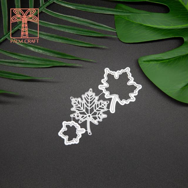 Molde de Metal de Folha de Bordo para DIY: Cortador Versátil para Scrapbooking, Cartões de Visita e Artesanato Criativo