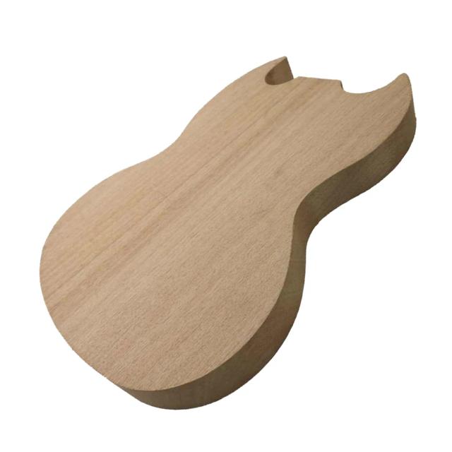 Corpo de Guitarra Elétrica em Okoume - Material Luthier em Branco para Fabricação de Guitarras