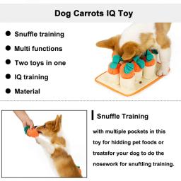 Pet Dog Snuffle Mat Toy, Treinamento Iq Puzzle, Dog Slow Feeder Mat, Recipiente de comida, Jogo de jogo, Chihuahua - Image 3