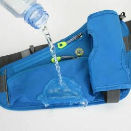 Bolsa de cinto de hidratação esportiva para homens e mulheres, saco de cintura com suporte para garrafa de água, corrida, ciclismo, caminhada, caminhada - Image 4
