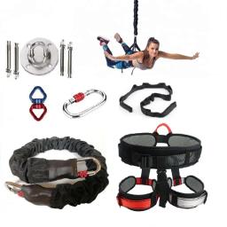 Anti-gravidade yoga equipamento de exercício 4d bungee treinamento de dança workout trainer ginásio de fitness pro faixa de resistência - Image 1