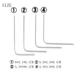 M mbat 4 pçs/set saxofone ferramentas de reparo de aço l-tipo vento instrumento reparação peças de manutenção flauta clarinete piccolo acessórios - Image 5