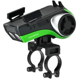 Rockbros porta-celular para bicicleta, suporte para telefone, bluetooth, 5 em 1, áudio e mp3, alto-falante, buzina, bateria de 4400mah, acessórios de bike - Image 6