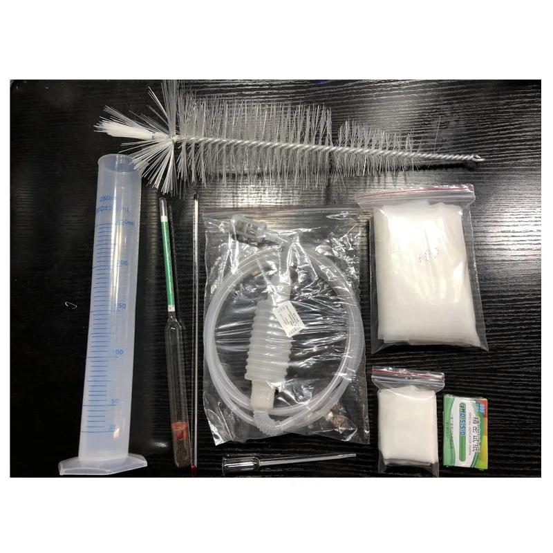 Kit de limpeza de vinho e cerveja caseira, semiautomático, tubo de sifão, termômetro brix/medidor de álcool, papel de teste - Image 1