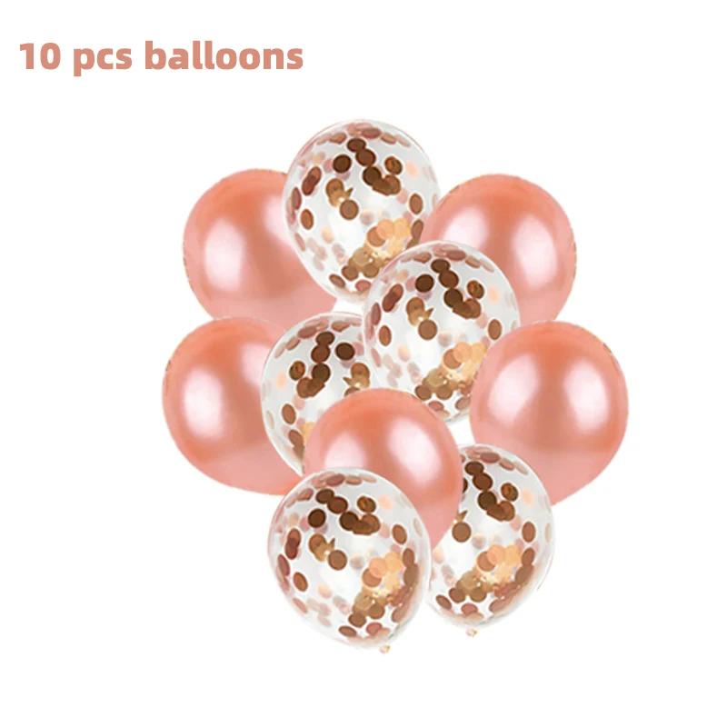 Decoração para festas de aniversário, balões de rosquinha que brilham, convites de feliz aniversário, bolsa para decorar, banner e parede - Image 1