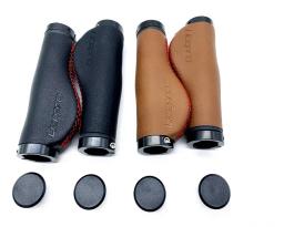 Litepro capa para guidão de bicicleta dobrável, fecho em couro pu, 22-22.2mm, retrô puro, travamento manual, 1 par - Image 1