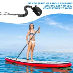 5/7mm prancha de surf pé corda surf sup levantam-se pés enrolados trela paddle board surf perna corda ajustável surf tornozelo trela - Image 4