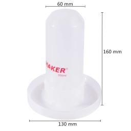 Automatic Bird Quail Drinking Cup Fountain, alimentador de plástico, Water Food Tray Box, Bird Tank Drinker, Pigeon Cage Acessórios, 350ml - Image 2
