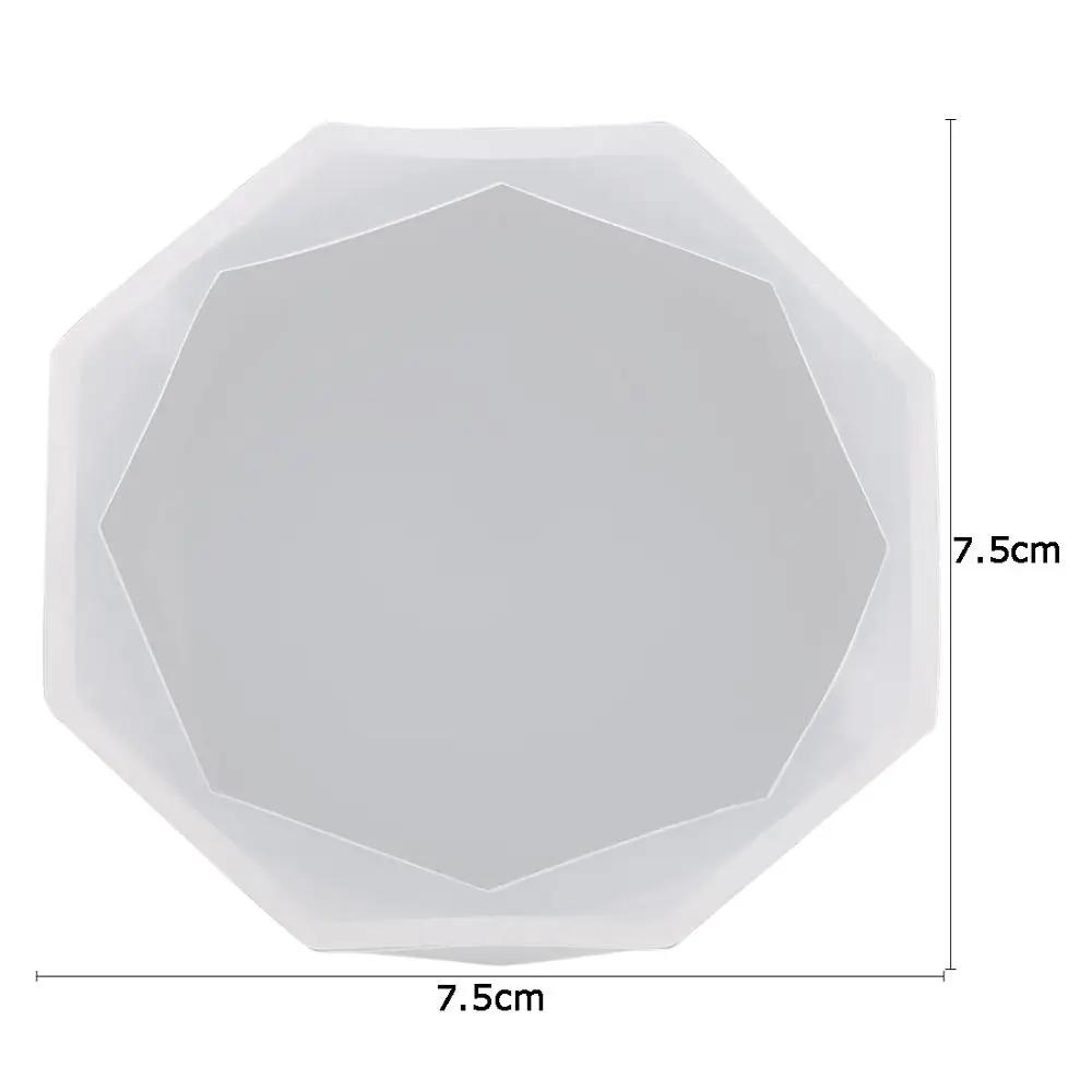Redondo Quadrado Retângulo Forma Coaster Base, Molde De Silicone, Moldes De Resina, Epóxi UV, DIY Resina Artesanato, Decoração Para Casa, Ferramentas Artesanais - Image 1