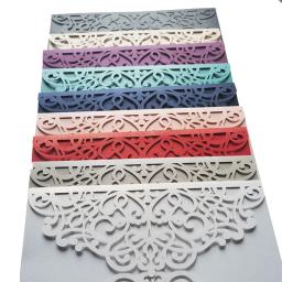 Cartões de presente e felicitações em várias cores, convite de casamento com corte a laser, cartão de visitas rsvp, decoração para lembrancinhas de festa com 10 peças - Image 5