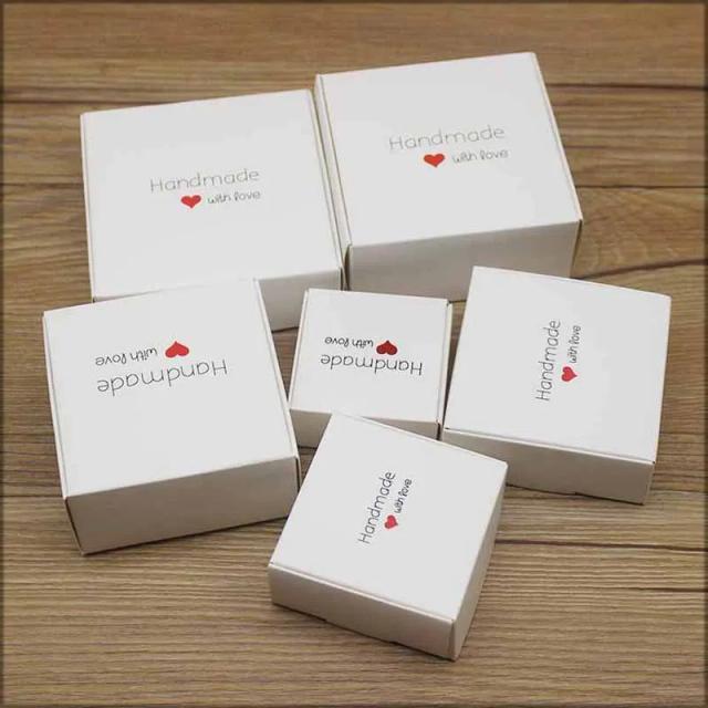Caixa Multifuncional Artesanal de Papel Kraft para Doces e Presentes - 10 Peças para Festas e Decorações de Casamento e Natal