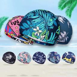 Touca de natação impermeável e retrátil, touca longa para piscina, banho, esportes, utensílios para natação, 1 peça - Image 5