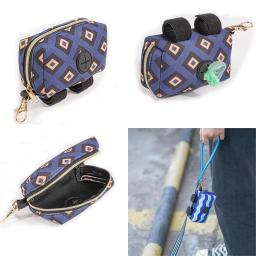 Dispensador de resíduos de cachorro, portátil, sacola de suporte de resíduos de animais de estimação, acessórios de passeio ao ar livre, suprimentos para animais de estimação, verde, roxo, vermelho e azul - Image 6
