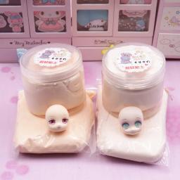 Argila ultra-leve para escultura DIY, modelagem lama, Hand Made Plasticine boneca, transformando molde, rosto tez, pele branca e rosa, profissional, 200g - Image 2