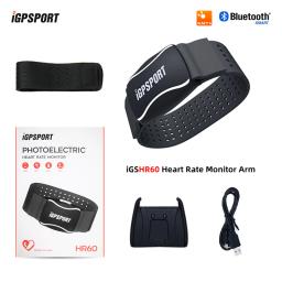 Igpsport hr60 pulseira de freqüência cardíaca sem fio ant + banda braço bluetooth 4.0 monitor cardíaco ipx7 à prova dwaterproof água para bicicleta gps esporte ao ar livre - Image 6