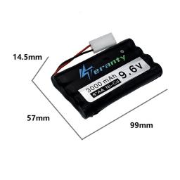Conjuntos de Carregador de Bateria Recarregável, AA 9.6V, 3000mAh, 5 em 1, apto para brinquedos RC, carro, tanques, trens, robô, barco, ferramentas de armas, ferramentas, Ni-Cd - Image 6