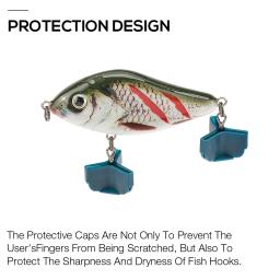 Trehook 5 pçs/caixa afundando lento jerk iscas pike wobblers 6cm 13g inverno iscas de pesca conjunto ratlin vib isca jerkbait qualidade ganchos - Image 3