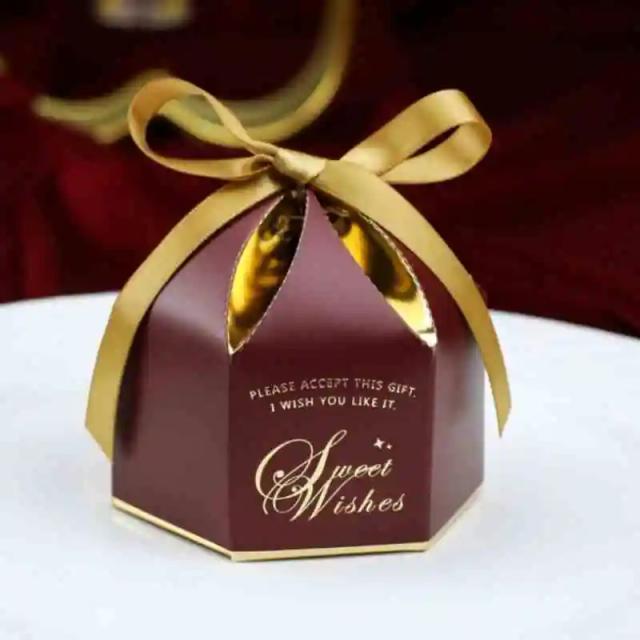 Caixa de Presente Personalizada em Forma de Yurt para Doces em Casamentos, Chuveiros de Bebê e Festas de Aniversário, Ideal para Decoração de Natal.