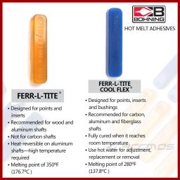 Arco e flecha cola vara cabeça de seta broadhead seta inserção nock pinhigh temperatura fogo-cozido quente derretimento adesivo - Image 3