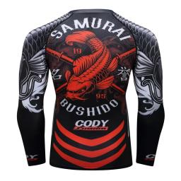 PK MMA Rashguard para homens, camisas de manga comprida, camisola esportiva, Rash Guard Jersey, Fitness, Muay Thai, Boxe, Jiu Jitsu, BJJ - Image 6