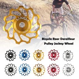 Lixada-Desviador Traseiro De Liga De Alumínio, Rolamento De Cerâmica MTB, Jockey Wheel, Guia De Bicicleta De Estrada, 11T, 13T, CNC 7075, 1Pc - Image 6