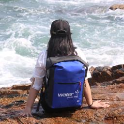 Mochila seca ao ar livre saco impermeável, mochila seca, saco flutuante, sacos de armazenamento para passeios de barco, pesca, rafting, natação, caiaque, balde, 25L - Image 6