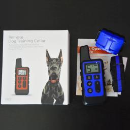 Coleira de treinamento para cães/controle remoto portátil, rolha de casca elétrica, dispositivo de treinamento para animais de estimação à prova d'água, com bipe de choque, 1 peça - Image 5