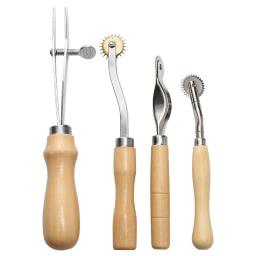Kit de ferramentas de couro profissional, costura manual, costura, trabalho de escultura para DIY, acessórios artesanais de couro, 37 peças - Image 2