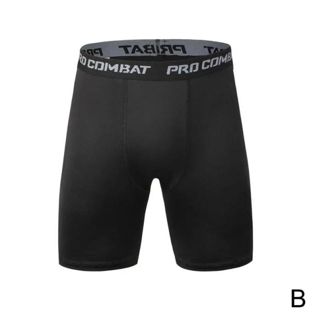 Shorts de Compressão Masculino Fitness Secagem Rápida Silk Milk 1 Peça
