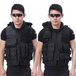 Colete tático preto genuíno masculino, modelo à prova de balas, Cs Protective Equipment - Image 3