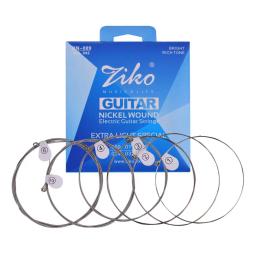 Orphee 6 pçs conjunto de cordas de guitarra elétrica liga de níquel super leve tensão média (.011-.050) para guitarra elétrica - Image 1