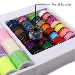 Outras linhas de máquina de costura, kit de acessórios para máquina de costura, linhas e costuras em poliéster, cor forte e durável - Image 3