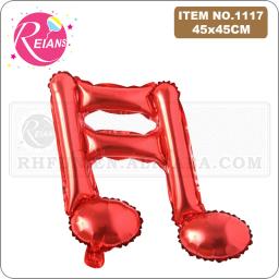 Notas musicais folha mylar balões festa de aniversário do casamento suprimentos infláveis globos decorações de casamento suprimentos balão de hélio - Image 4