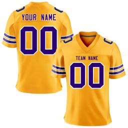Jersey de futebol americano para homens e jovens, impresso nome da equipe e número camisa de futebol, treinamento ao ar livre, Rugby Jersey, presente para fãs, design personalizado - Image 4