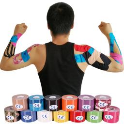 Fita Cinesiológica para Recuperação Esportiva, Fita Atlética, Cintas para Ginásio de Fitness, Tênis e Corrida, Protetor Muscular do Joelho, Moda, 2 Tamanhos - Image 5