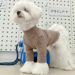 Moletom de gola macia para gatos e cães, Pet roupas, moletom, pulôver, suéter, camisa, roupas para cães pequenos, Chihuahua, Bichon, Pug, 5 tamanhos - Image 5