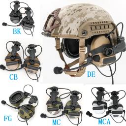Tac sky comtac tático fone de ouvido comtac ii capacete montagem redução de ruído captador tiro fone de ouvido adaptador walkie-talkie fone de ouvido - Image 1