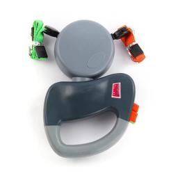 Pet corda de tração de duas cabeçadas, trela automática para dois cães, chumbo, 3m - Image 6