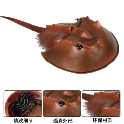 Figuras de ação colecionáveis de animais do mar, modelos de figuras de brinquedo, imitação de caranguejo, skate, ferradura, polvo, tartarugas do mar, presente para crianças - Image 3