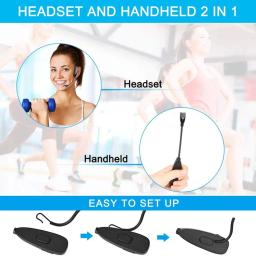 Kimafun 2.4g microfone sem fio de fitness profissional sweatproof microfone à prova dsweatágua para fitness, fiação, aeróbica, yoga, treinador pilates - Image 4