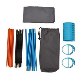 Camping cama dobrável ultraleve única barraca berço portátil dormir cama Alloy Frame - Image 5