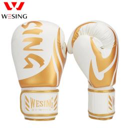 Luvas de boxe profissional wesing, luvas de mma artes marciais competição treinamento - Image 1